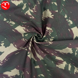 Tessuto mimetico della giungla tropicale per uniformi tattiche poli/cotone saia con Slub Interlock Rib stili di Rib Ripstop per borse - Product Image 2