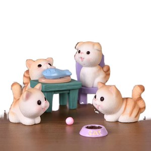 ของตกแต่งสวนสไตล์แฟนตาซี น่ารัก คาวาอี้ รูปแมวเหมียว แมวเหมียวตัวเล็ก ของประดับตกแต่ง ของเล่นเด็ก ของตกแต่งบ้าน ของตกแต่งโต๊ะทำงาน ของขวัญ - Product Image 1