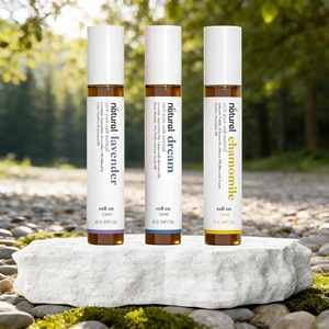 Huiles essentielles de lavande et de camomille naturelles à appliquer en roll-on pour un sommeil profond, des rêves et une relaxation apaisante, aromathérapie, huiles anti-stress - Product Image 1