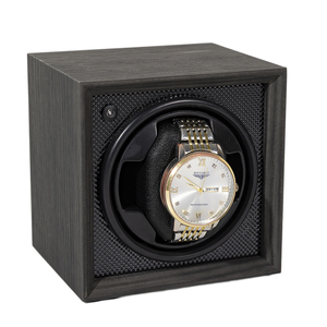 Meilleur <span class=keywords><strong>prix</strong></span> Mini <span class=keywords><strong>remontoir</strong></span> <span class=keywords><strong>automatique</strong></span> pour <span class=keywords><strong>montre</strong></span> à bois à fente unique Noir Boîte à montres mécaniques - Product Image 1