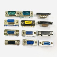 Conector Delgado db9 Macho a db9 Hembra, SMT SMD, para Soldadura, Orificio Ligero, Sin Rosca, dr9, dsub