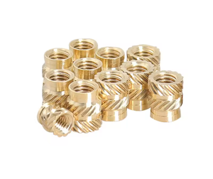 M2 M3 M4 M5 đôi Twill Brass Knurled chèn <span class=keywords><strong>Nut</strong></span> Brass nóng chảy chèn hạt sưởi ấm đúc đồng Knurled <span class=keywords><strong>NUT</strong></span> - Product Image 2