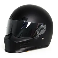 DOT 인증 레트로 오토바이 헬멧 5 색 안티-안개 PC 렌즈