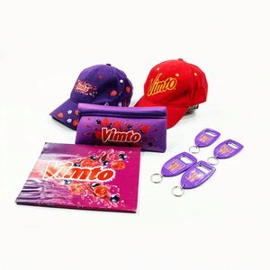 High Quality Promotional Oem China Wholesale Hat Storage Keychains Towel Printed Logo Cotton Cap - Product Image 1