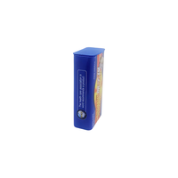 Boîtes métalliques personnalisées, boîte en étain de couleur personnalisée, boîte en étain rectangulaire vide OEM avec couvercles