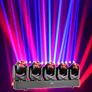 4in1ที่สมบูรณ์แบบสำหรับเวทีการเคลื่อนย้ายลำแสง450W 5กลุ่มนำ16-48CH หลัก/ทาส/การควบคุมด้วยเสียงสำหรับเหตุการณ์บนเวทีดิสโก้ดีเจ - Product Image 4