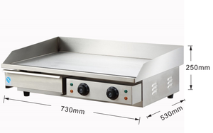 Plancha Eléctrica Comercial de Sobremesa Tipo <span class=keywords><strong>Teppanyaki</strong></span>, Suministro Directo de Fábrica China - Product Image 4
