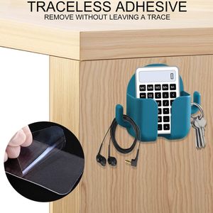 Caja de Almacenamiento Multifuncional para Teléfono, de Plástico, para Montar en la Pared, Soporte Adhesivo para Carga, Sin Perforaciones, Diseño de Cactus, para TV, Aire Acondicionado, Sala de Estar - Product Image 5