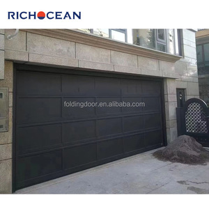 Richocean hiện đại nhôm lưới tản nhiệt tường ốp Bảng điều chỉnh không thấm nước bên ngoài nhà để xe trang trí kết cấu cửa cho biệt thự - Product Image 6