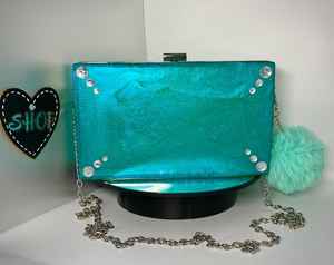 Bolso de Mano de Resina de Diseño Artesanal para Mujer con Elegante Patrón, Construcción Ligera y Diseño Colorido - Product Image 6