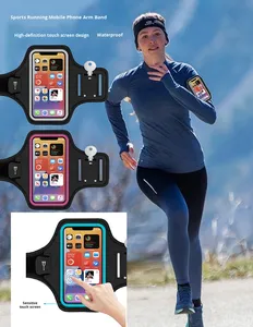 Chạy Băng tay cho Iphone 14 13 12 11 Pro Max ngoài trời thể thao <span class=keywords><strong>Arm</strong></span> Band trường hợp điện thoại <span class=keywords><strong>pouch</strong></span> bag Đối với Samsung S22 S21 Xiaomi - Product Image 1