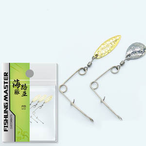 Leurre bruyant pour étang, cuillère tournante composite à faire soi-même avec connecteur, jig auxiliaire, hameçon pour la pêche au black-bass - Product Image 1