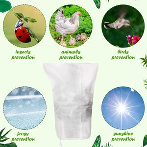 <span class=keywords><strong>Manta</strong></span> de tela para proteger la congelación de <span class=keywords><strong>plantas</strong></span>, bolsas de cubierta con cordón, no tejida, ideal para el invierno, árboles frutales y <span class=keywords><strong>plantas</strong></span> en maceta - Product Image 4