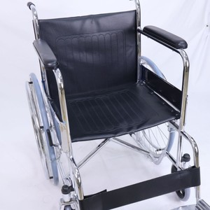 Silla de ruedas manual Keyi 809 plegable de acero, tipo empuje, para ancianos y pacientes con discapacidad - Product Image 2