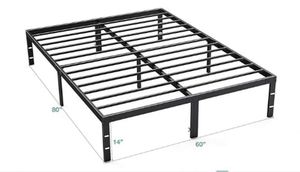 Minimalist Adjustable Iron <b>Bed</b> <b>Frame</b> with Box Spring Durable Design for Multi-Sized Bedroom Use - Product Image 4