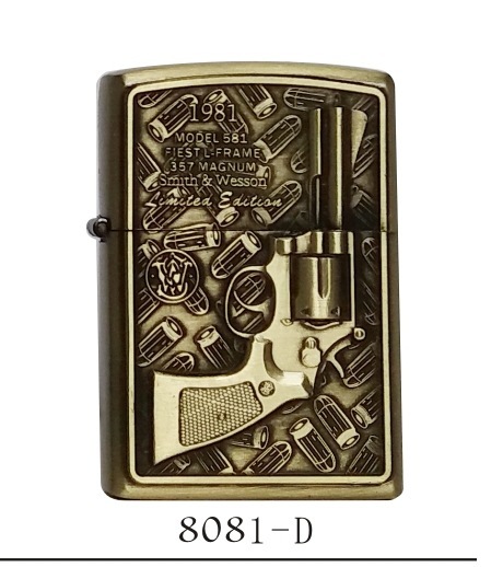 Newest Kerosene Lighter Flint Wheel Personalized Bronze Color Refillable Metal Cigarette Oil Lighter