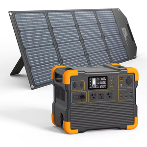 Sistema de Energía Solar, Fuente de Alimentación Portátil, Onda Sinusoidal Pura, Estación de Energía de 1500W con Paneles Solares Plegables - Product Image 5