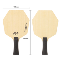 Raquetas de Tenis de Mesa Boli de Diseño Hexagonal, 7 Capas, OEM, Hoja de Carbono para Ping Pong