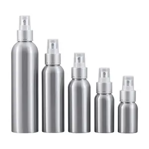 Wholesale Cosmetic Alcohol Aluminum Spray Bottle Perfume Metal Spray Bottles Cosmetic Dispenser Bottle