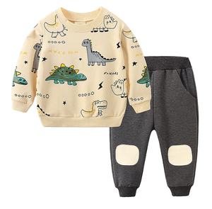 Nuevo Diseño de Sudadera con Capucha de Dinosaurio, Conjuntos de Ropa Casual de 2 Piezas para Niños, Pantalones Deportivos para Niños, Conjuntos de Ropa para Niños Otoño - Product Image 2