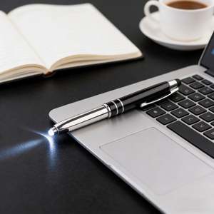 YS211 Corporate Activity Business Gift Stylus <b>Pen</b> Promotion Metal Ball <b>Pen</b> With Custom Logo Printed Ball <b>Pen</b> With Flashlight - Product Image 5