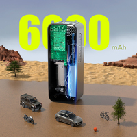 Cordless Rechargeable Electric ABS Mini Digital Tire Inflator with Tire Pressure Monitor Car Air Pump