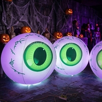 Ballon publicitaire gonflable géant personnalisé avec lumières LED pour la décoration du Festival des bateaux-dragons