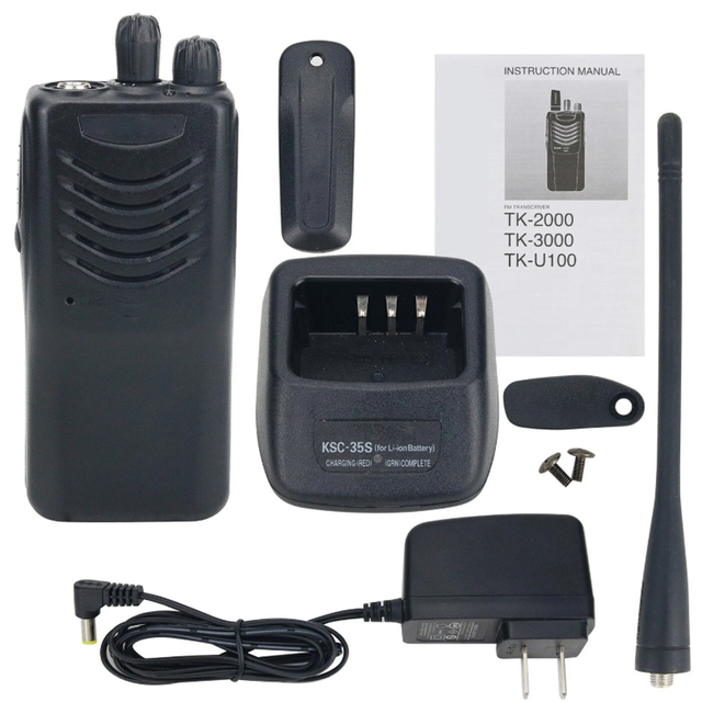 TK-2000 TK-3000 Analog VHF UHF Waterproof Portable Two-Way Radio Long-Range Transceiver 5W Commercial Handheld Walkie Talkie