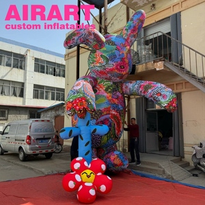 <span class=keywords><strong>Lapin</strong></span> gonflable coloré publicitaire pour les décorations <span class=keywords><strong>de</strong></span> Pâques des toits <span class=keywords><strong>de</strong></span> centres commerciaux et <span class=keywords><strong>de</strong></span> bâtiments - Product Image 2