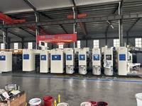 PLC-gestuurde kartonnen doos flexo-druk-, sleuvenfrees-, vouw- en lijmbestrijdingslijn