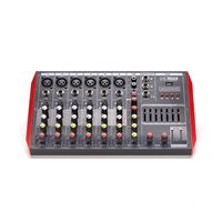 Console de mixage numérique professionnelle 8 canaux avec effets intégrés, interface audio USB, égaliseur pour scène, studio et enregistrement