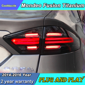 ชุดไฟท้าย LED สำหรับรถยนต์ฟอร์ด มอนเดโอ ไทเทเนียม ฟิวชั่น ปี 2014 2015 2016 สีดำรมควัน - Product Image 5