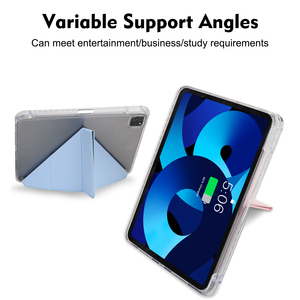 Funda con Soporte Ajustable, Color Transparente, Cuero PU, Antigolpes, Magnética, para <span class=keywords><strong>iPad</strong></span> <span class=keywords><strong>Pro</strong></span> 10.ª Gen. 10.9'' <span class=keywords><strong>12.9</strong></span> - Product Image 2