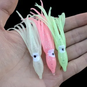 Wholesale Artificial Tuna Sailfish Baits Fishing Lure Mix Color Saltwater Trolling Octopus Rubber Soft Squid Skirts Bait