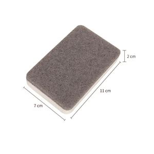 3-Piece Eco-Friendly Coconut Fiber+Cellulose Square Kitchen Sponge Non-Scratch Grey for Dishwashing & <b>Stain</b> <b>Removal</b> - Product Image 5