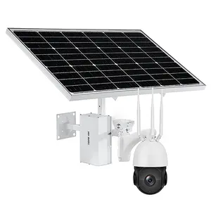 Solar Wireless Network Camera 1080P IP 4G Camera 5X Zoom 2.7-13.5mm Optics Lens Battery Powered PTZ Camera 2 Ways Audio CamHi