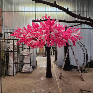 Nouveaux arbres artificiels <span class=keywords><strong>en</strong></span> fleurs de <span class=keywords><strong>cerisier</strong></span> roses <span class=keywords><strong>en</strong></span> plastique de 10 pieds pour la maison, le jardin et l'extérieur - Product Image 6