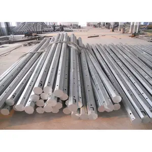 Chinese Hot Dip Galvanized Electrical Steel Electric power Pole