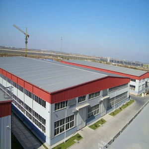 Almacén de Acero Prefabricado Confiable, Estructura de Techo Metálico Resistente para Almacenamiento Industrial - Product Image 1