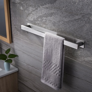 <span class=keywords><strong>Toallero</strong></span> <span class=keywords><strong>de</strong></span> acero inoxidable para baño, estante adhesivo <span class=keywords><strong>sin</strong></span> <span class=keywords><strong>agujeros</strong></span> <span class=keywords><strong>de</strong></span> perforación ni montado en la <span class=keywords><strong>pared</strong></span>, superventas - Product Image 2