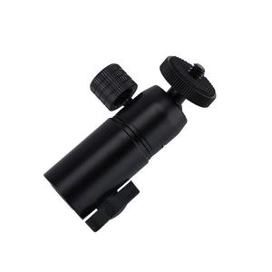 Crwj Flash Light <b>Stand</b> With Ball Head 23mm Aluminum Alloy Portable Universal Hot Shoe Mount For Camera Flash - Product Image 2
