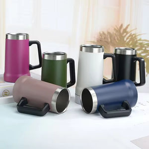 Clássicos Thermos cerveja caneca com alça 500ML/709ML/900 ML personalizado cor e logotipo - Product Image 1