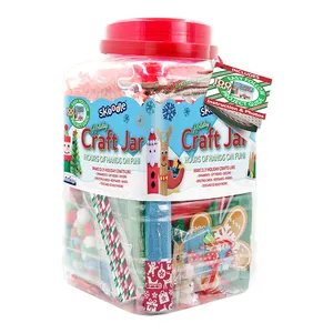 Wholesale Christmas All In 1 DIY Art And Crafts Supplies Set Jar For Kids