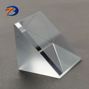 OEM 직사각형 프리즘 광학 K9 Bk7 유리 프리즘 45 90 도 직각 삼각형 프리즘 은색 코팅 - Product Image 5