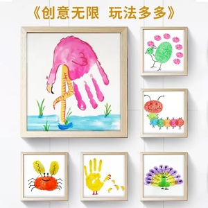 Peinture au doigt lavable pour enfants Peinture au doigt sûre et non toxique pour les tout-petits de 1 à 6 ans Fournitures d'art pour tout-petits Peinture à la <span class=keywords><strong>gouache</strong></span> - Product Image 5