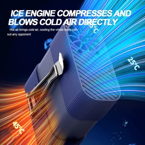 พัดลมคาดเอวความเร็วสูง ระบายความร้อนสำหรับงานกลางแจ้งที่อุณหภูมิสูง สถานที่เชื่อมโลหะ พัดลมคาดเอวแบบพกพา - Product Image 2