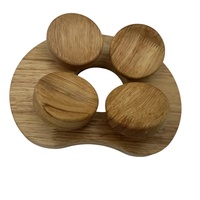 Oreiller de sauna en bois massif moderne en hemlock pour salles de sauna à vapeur sèche et humide - Marque GYDACO
