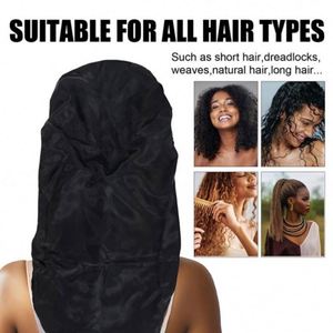 Gorro de Satén para Mujer, Diseño Elegante, para Cabello Largo, Ajustable con Lazo, para Uso Diario en Exteriores, Envío Rápido, Venta al Por Mayor, Todas las Temporadas - Product Image 6