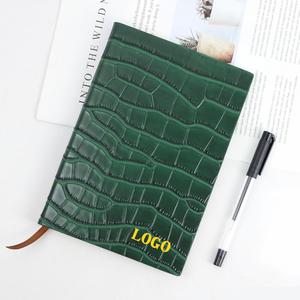 Cao Cấp Cá Sấu Kết Cấu Tùy Chỉnh & Cá Nhân Logo Refillablejournal Khuyến Mại Quà Tặng Da A5 Máy Tính Xách Tay - Product Image 1
