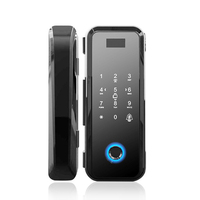 Smart Door Lock for Frameless Sliding Glass Door